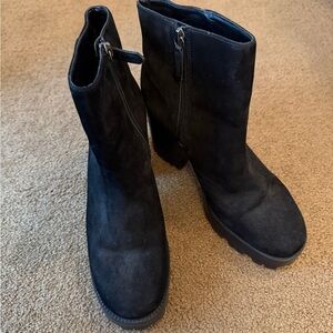 SCHUTZ Black Ankle Booties